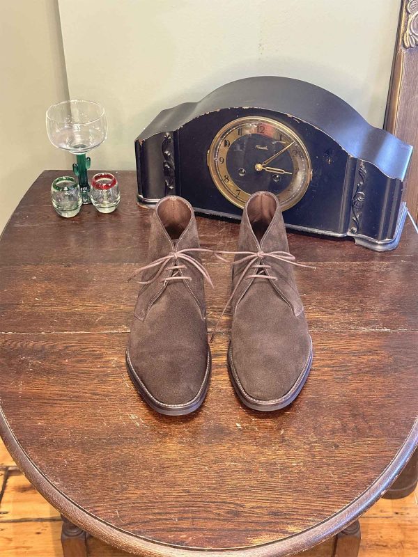 Plimco - Dark Brown Suede